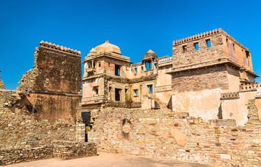 Fototapeta premium Rana Kumbha Palace at Chittor Fort. Rajastan State of India