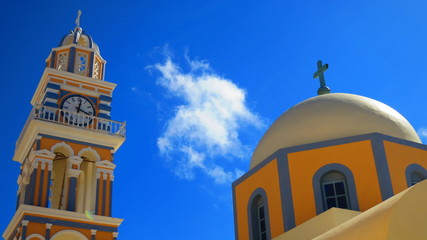 Traditional Church in Santorini, Greece