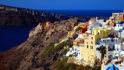 Fototapeta na wymiar Santorini Island. Traditional Greek Architecture