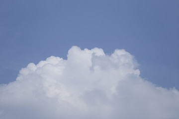 Fototapeta premium Blue sky with beautiful clouds.