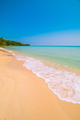Beautiful paradise tropical beach and sea