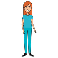 surgery woman avatar character