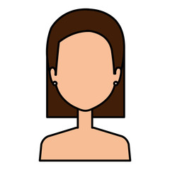 beautiful woman shirtless avatar character