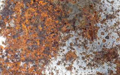 texture of a rough rusty metal