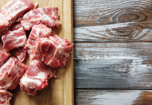 raw meat