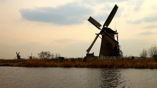 Netherlands. Kinderdijk is the world's largest mill complex, built in 1740 to drain the polder
