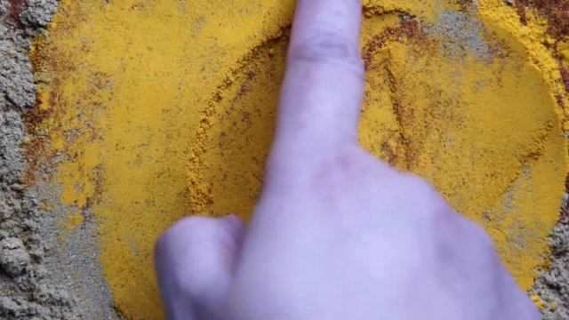 Making letter S for spices