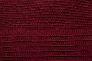 texture of blue knitted fabric, close-up, top view