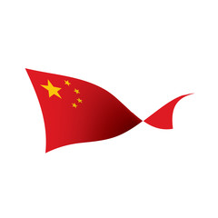 China flag, vector illustration
