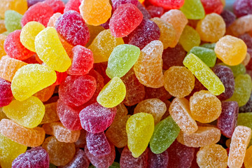 colorful fruit jelly candies