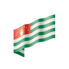 Abkhazia flag, vector illustration