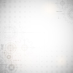 Abstract technology background. Vector illustration