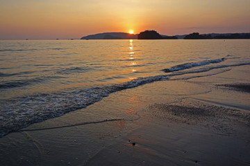 
Sunset at Nopparat Thara Beach, Krabi, Thailand