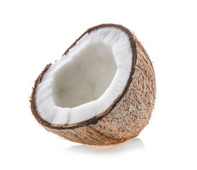 coconut isolated on the white background
