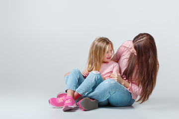 mother and daughter together