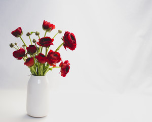 Red Ranunculus bouquet