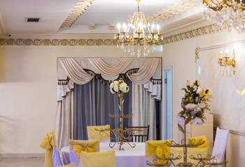 interior of a luxurious hall