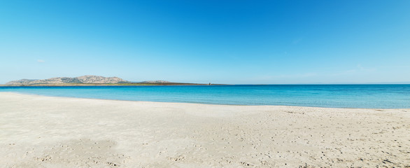 türkisfarbenes Meer am Strand von La Pelosa