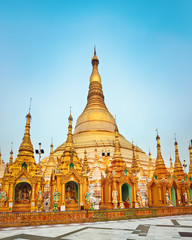 Fototapeta premium Shwedagon pagoda in Yangon. Myanmar.