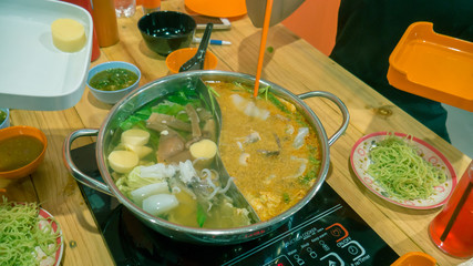 Sukiyaki or shabu.