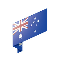 Australia flag, vector illustration