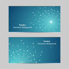Set of horizontal banners