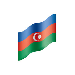 Azerbaijan flag, vector illustration
