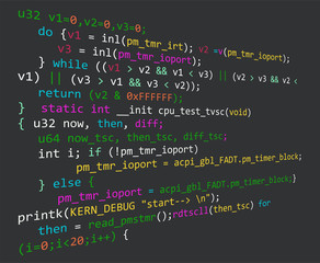 Program code in development.