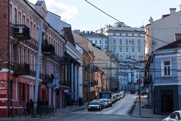 Fototapeta na wymiar Vilnius, J.Basanavicius Street
