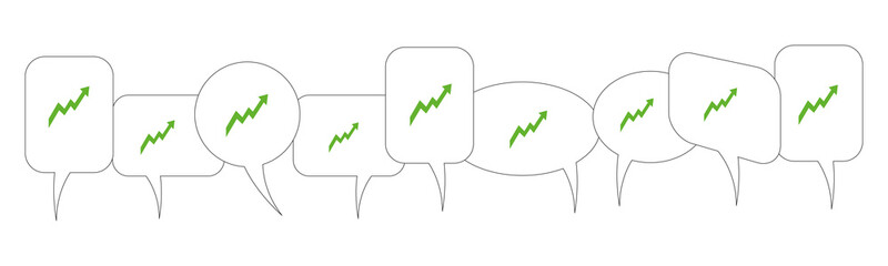 Sprechblasen - Aufstieg