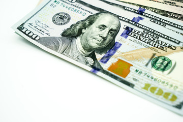 Dollar currency, American Dollars Cash Money with president portraits.