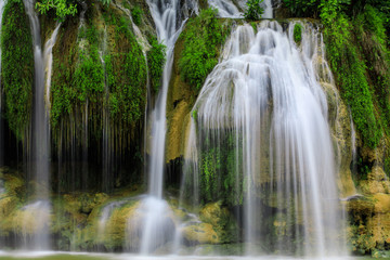 Sai Yok waterfall, Beautiful waterwall in nationalpark of Kanchanaburi province, ThaiLand.