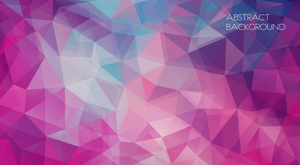 Violet Flat triangle Background