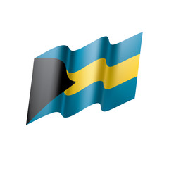 Bahamas flag, vector illustration