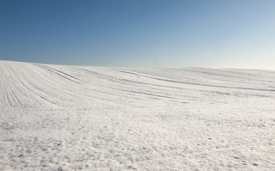  snowy field