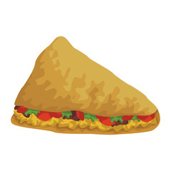 Quesadiilas mexican food vector illustration graphic design