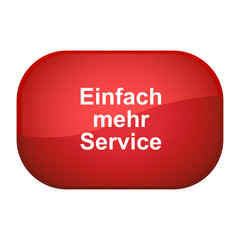 Glossy Button rot - Einfach mehr Service