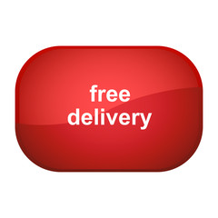 Glossy Button rot - Schaltfläche - Kostenloser Versand