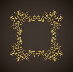 Vignette. Vector drawing