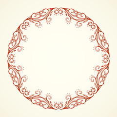 Vignette. Vector drawing