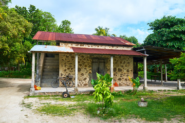 Exterior of Historical Plantation House, Union Estate, Digue Island, seychelles