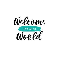 Hand lettered baby quote