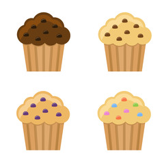 Muffin icon collection