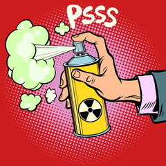 attack diversion radioactive waste gas