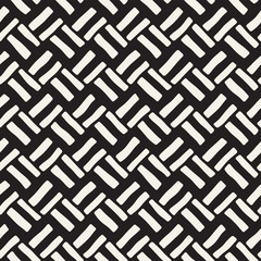 Hand drawn seamless repeating pattern with lines tiling. Grungy freehand background texture.