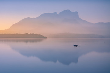 Fisherman on fishing boat