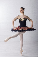Young beautiful ballet dancer practice to make pirouette © pucko_ns