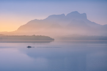 Fisherman on fishing boat