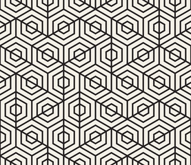 Vector seamless pattern. Modern stylish abstract texture. Repeating geometric tiles