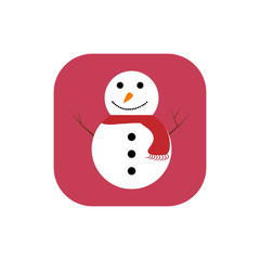  icon with a snowman.